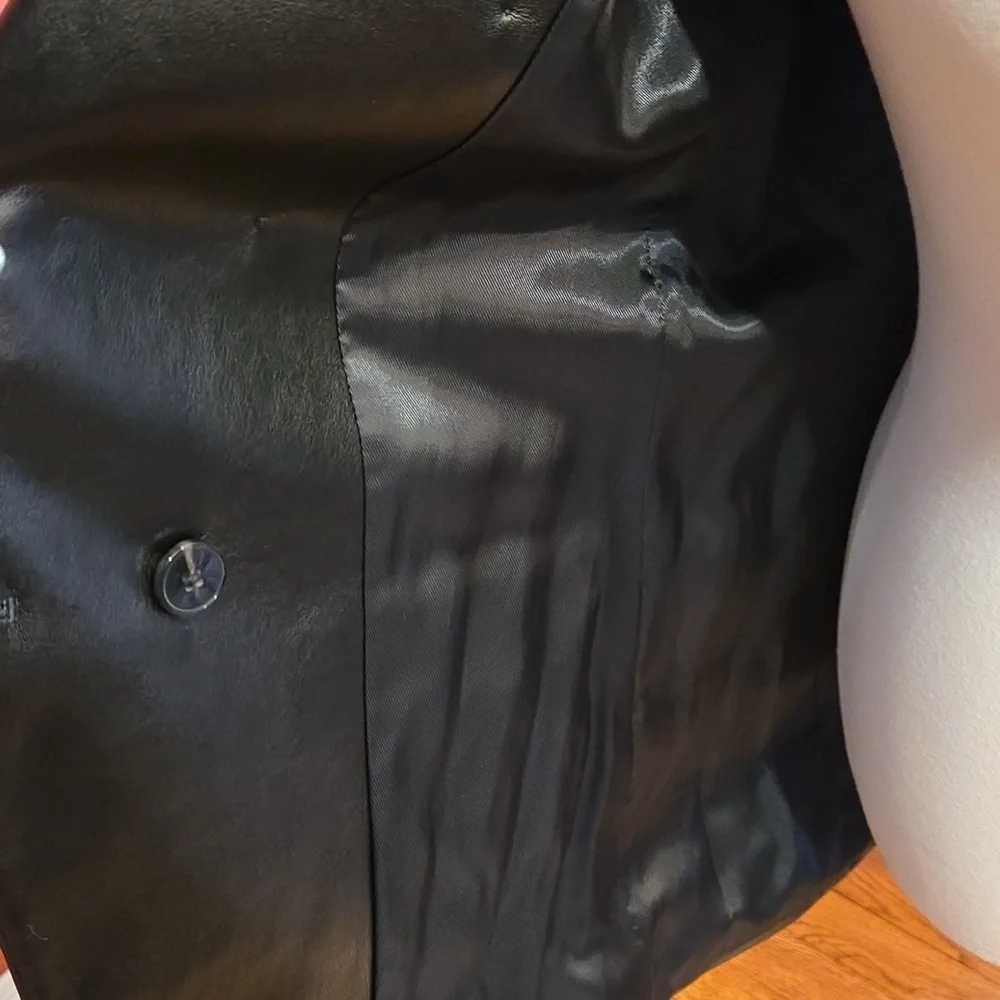 Zara Faux Leather Jacket - Picture 7 of 10